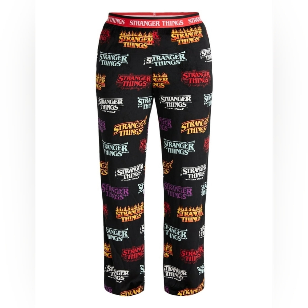 Netflix Stranger Things Women's and Women's Plus Velour Sleep Pants